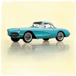 Chevrolet Corvette Fuel-Injected Convertible 1957 года